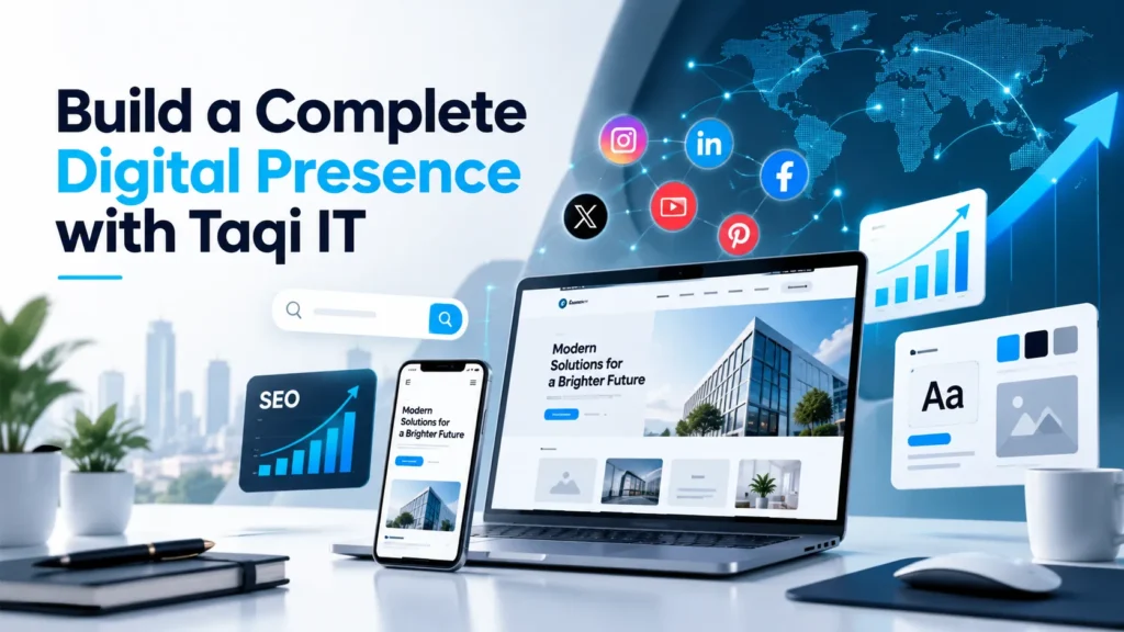 Build a Complete Digital Presence with Taqi IT